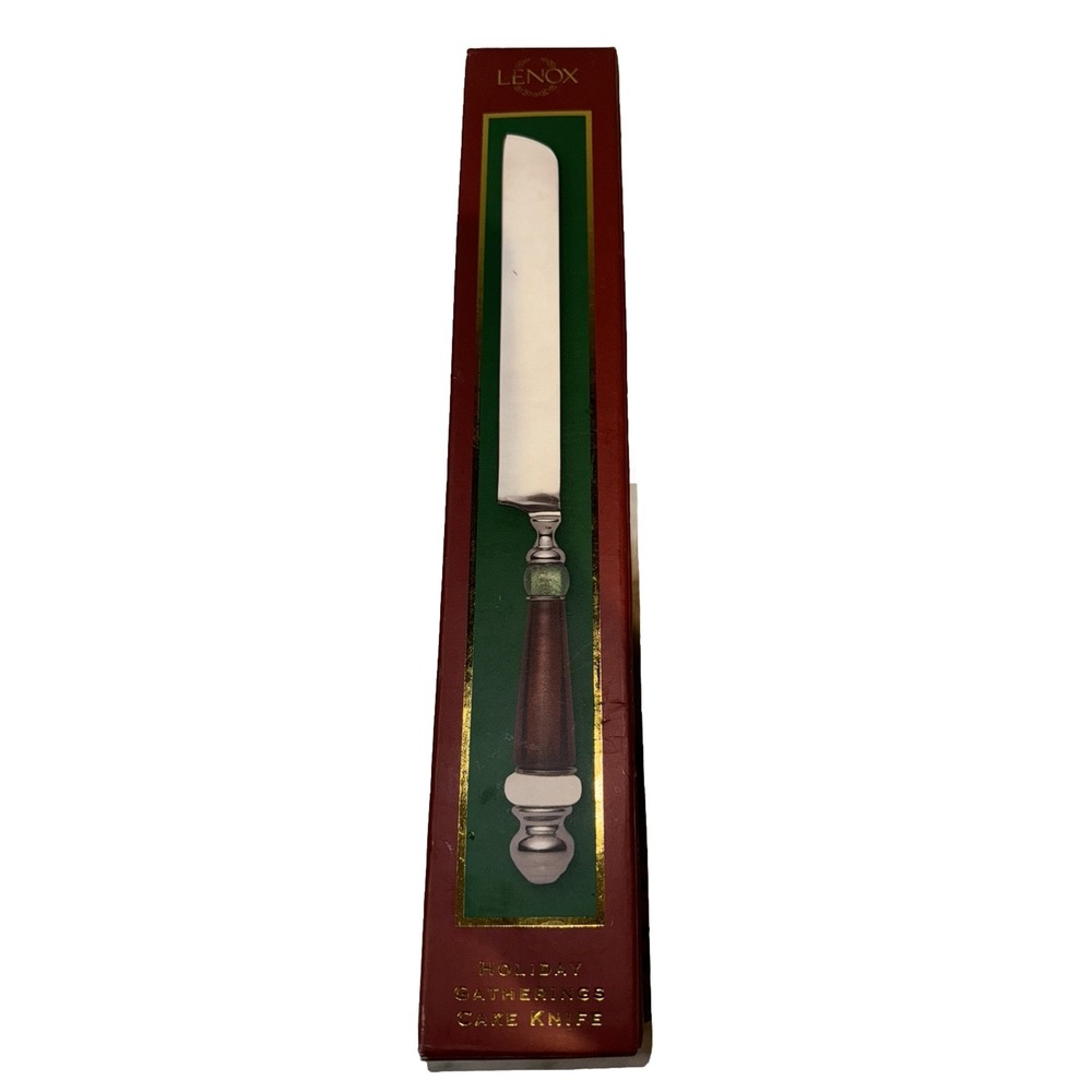 Lenox Holiday Gatherings Cake Knife Stainless New‎ in Box